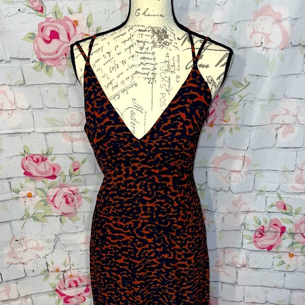 NWT! “BLUE LIFE”RED& Black Cheetah maxi